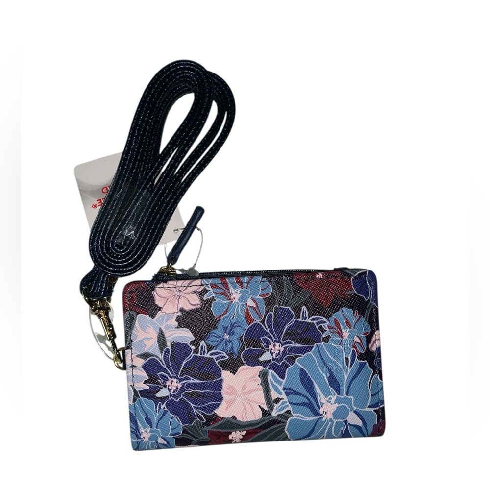 NWT Buxton Floral Cardholder‎ Wallet With RFID One Size